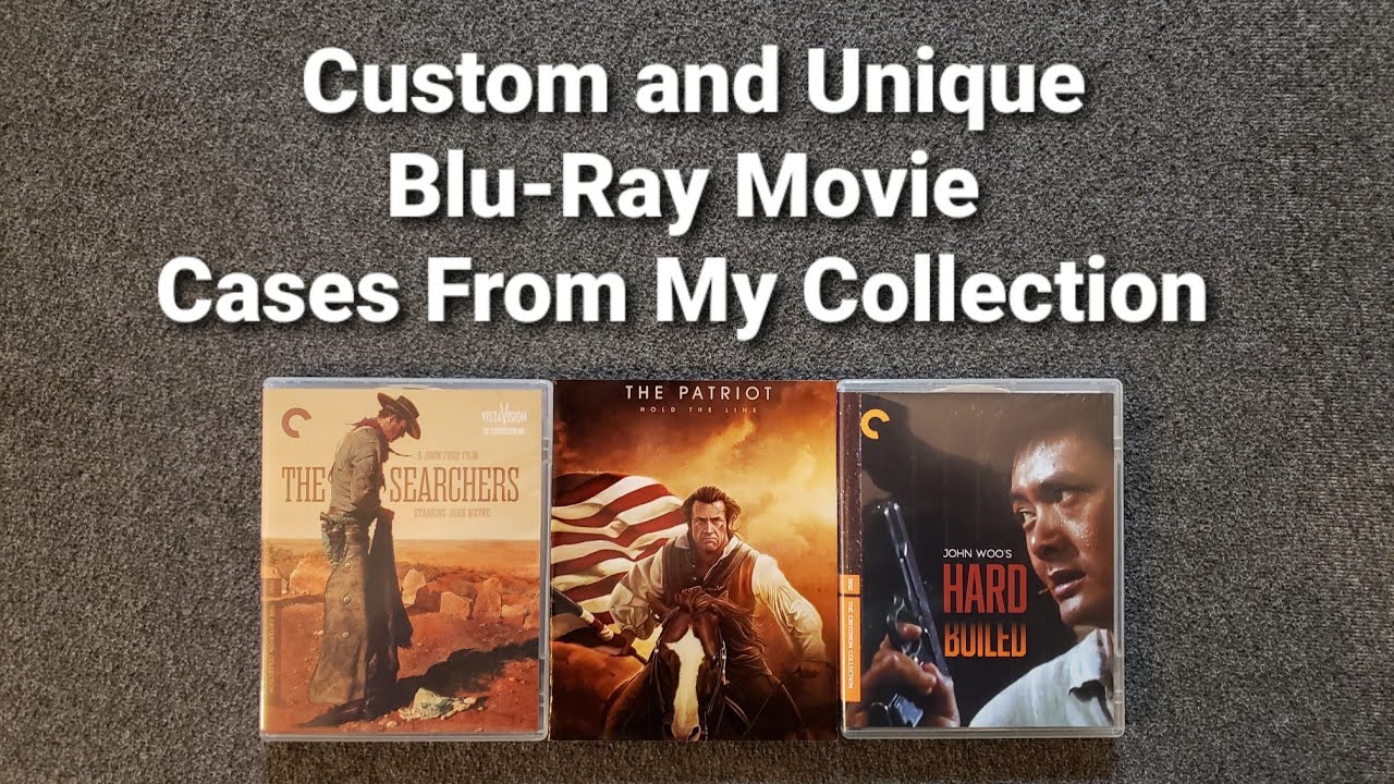 Custom and Unique Blu-Ray Movie Cases I've Put Together From My Collection.