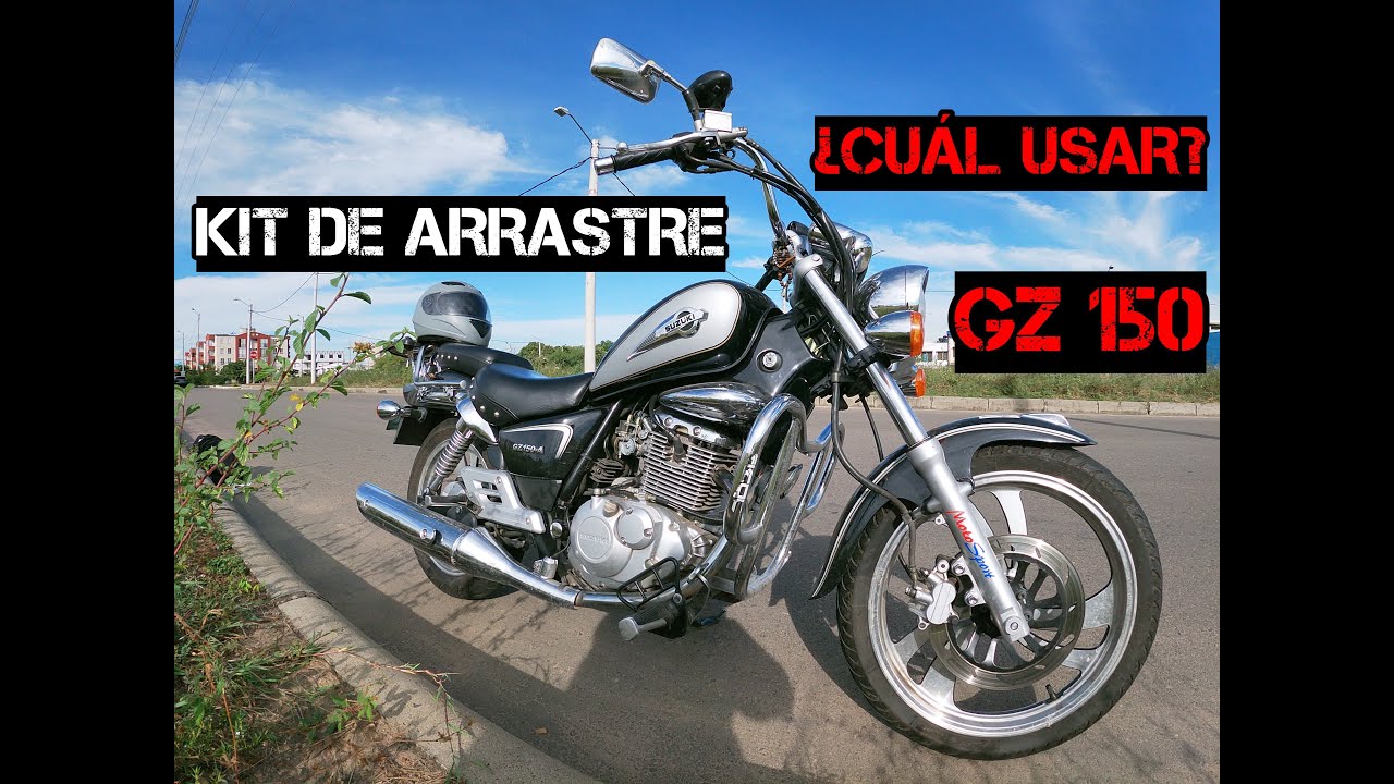 SUZUKI GZ 150| TODO SOBRE SU KIT DE ARRASTRE| ¿CUÁL USAR?|