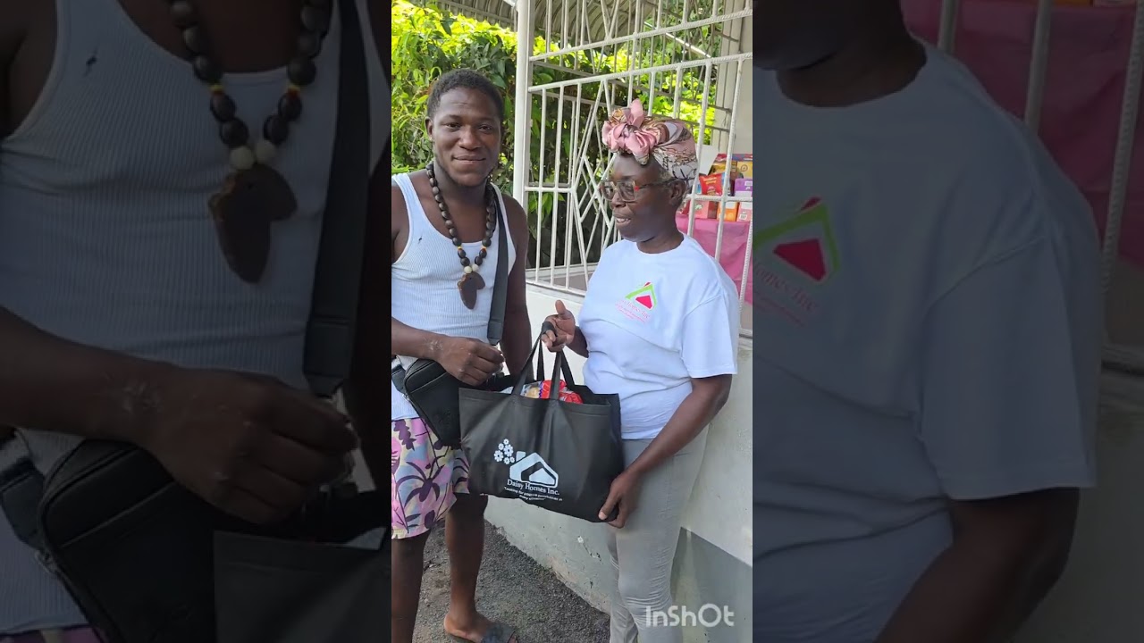 Food Drive and Icecream Social in Kingston Jamaica #helpingothers #nonprofitorganization #jamaica 