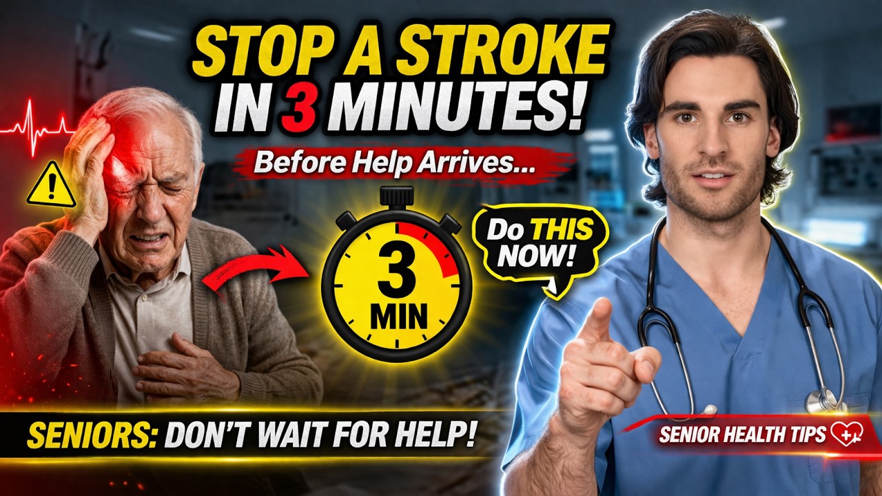 Seniors, Do THIS Before Help Arrives &mdash;The 3-Minute Stroke Prevention Trick That Could Save Your Life