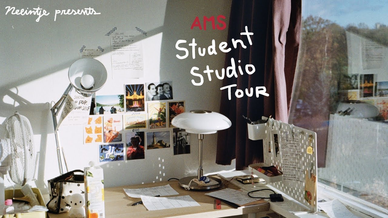 Amsterdam student studio apartment tour