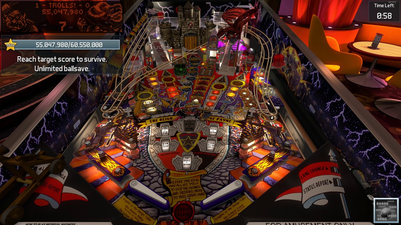 Pinball FX 3 - Medieval Madness Gameplay
