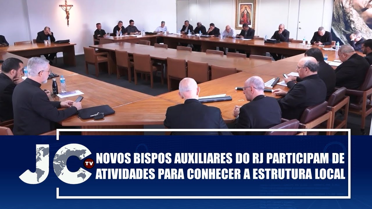 Novos Bispos Auxiliares do RJ participam de atividades para conhecer a estrutura local–JCTV–11/03/25