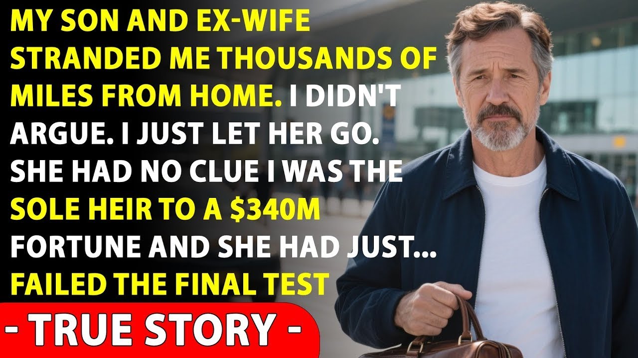 Ex-Wife & Son Ditched Me At The Airport. I Cancelled Their Tickets And Flew First Class.