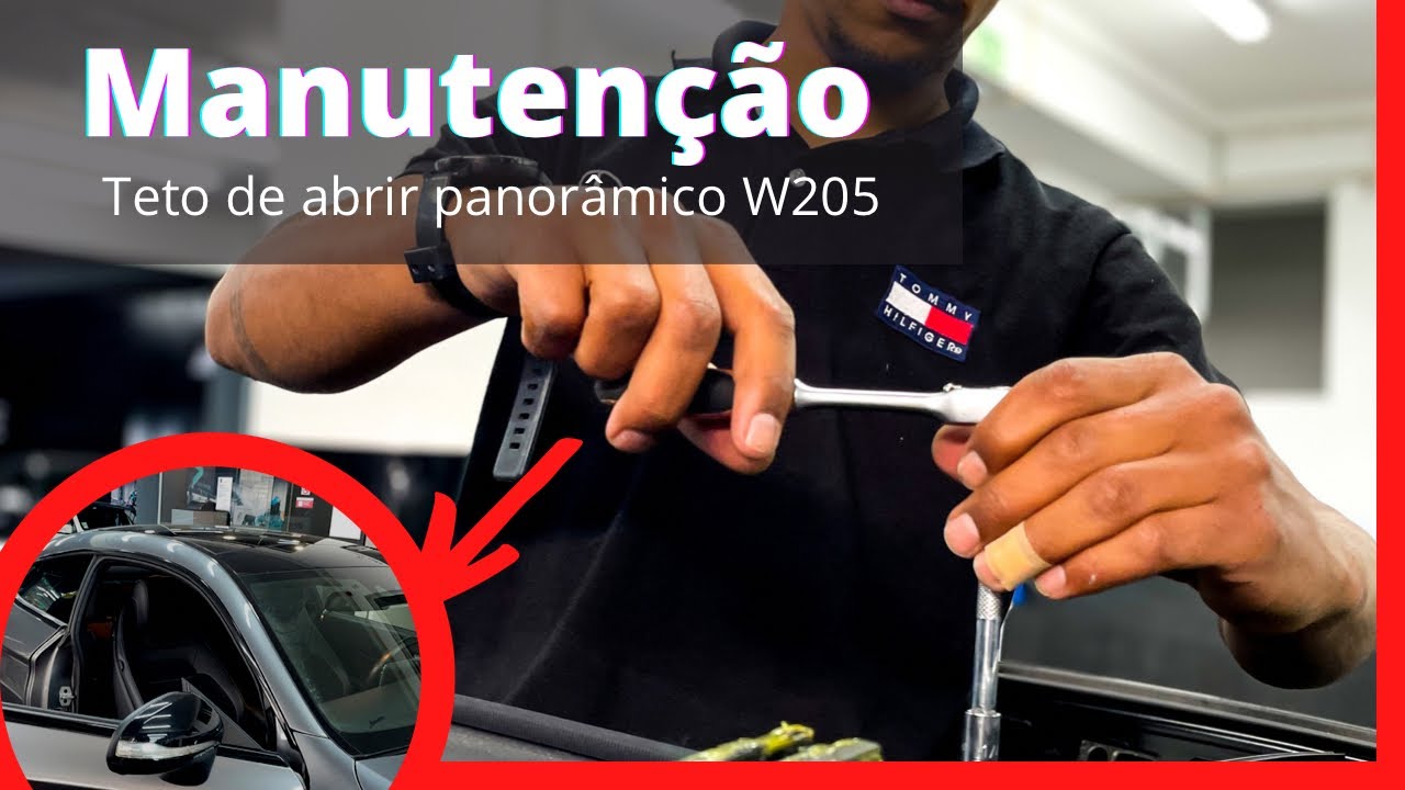 Manutenção teto de abrir panorâmico Mercedes C 250 W205