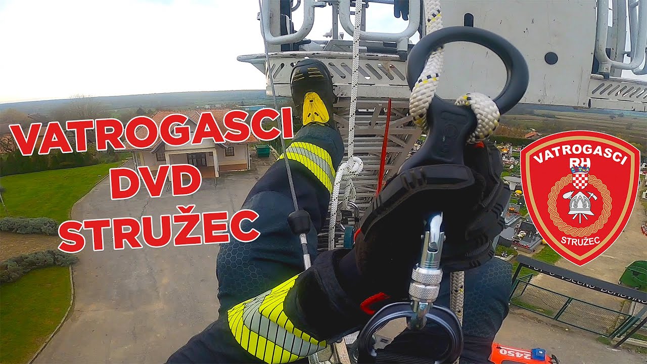Visinske vježbe operativnih vatrogasaca - Vatrogasci DVD Stružec