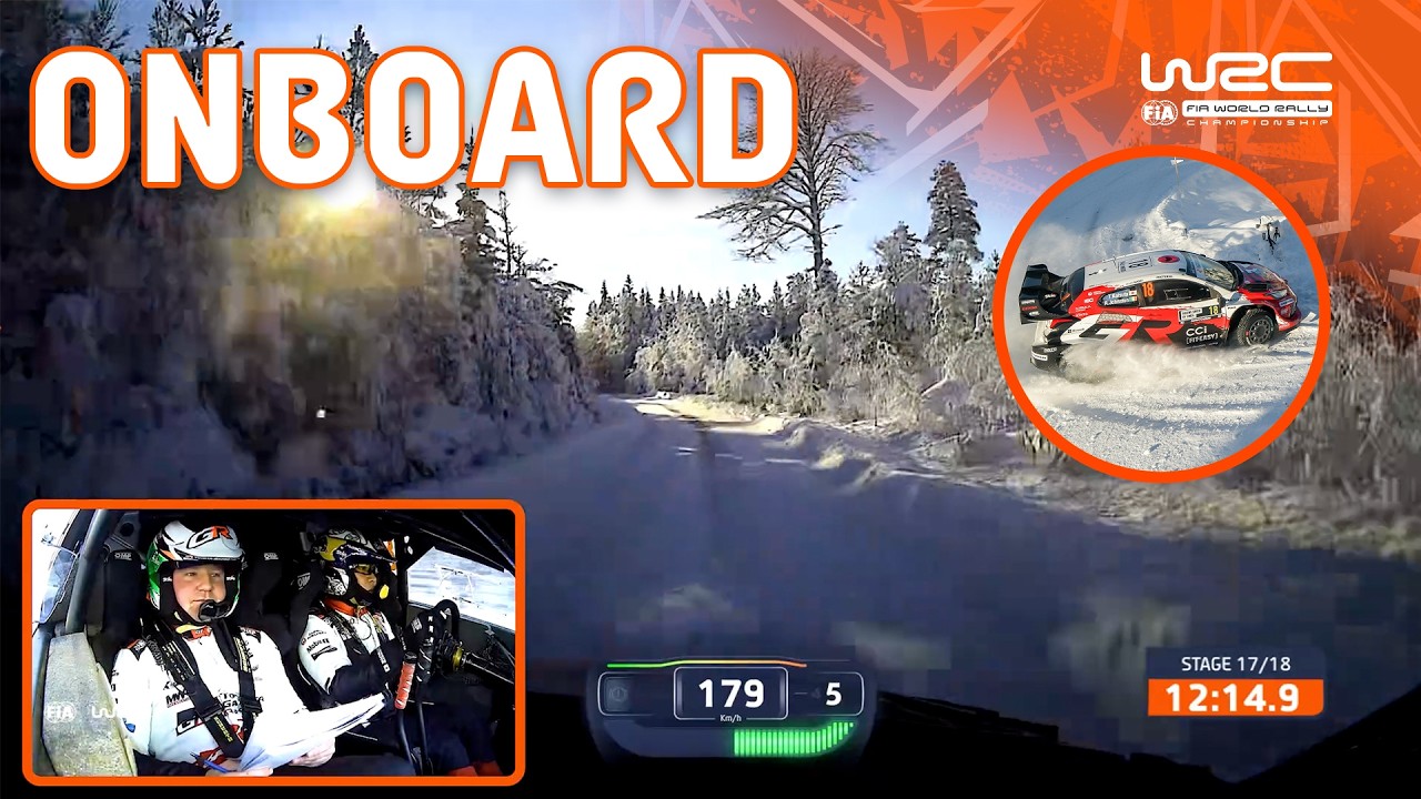 FULL ONBOARD - SS17 Katsuta/Johnston | WRC Rally Sweden 2026