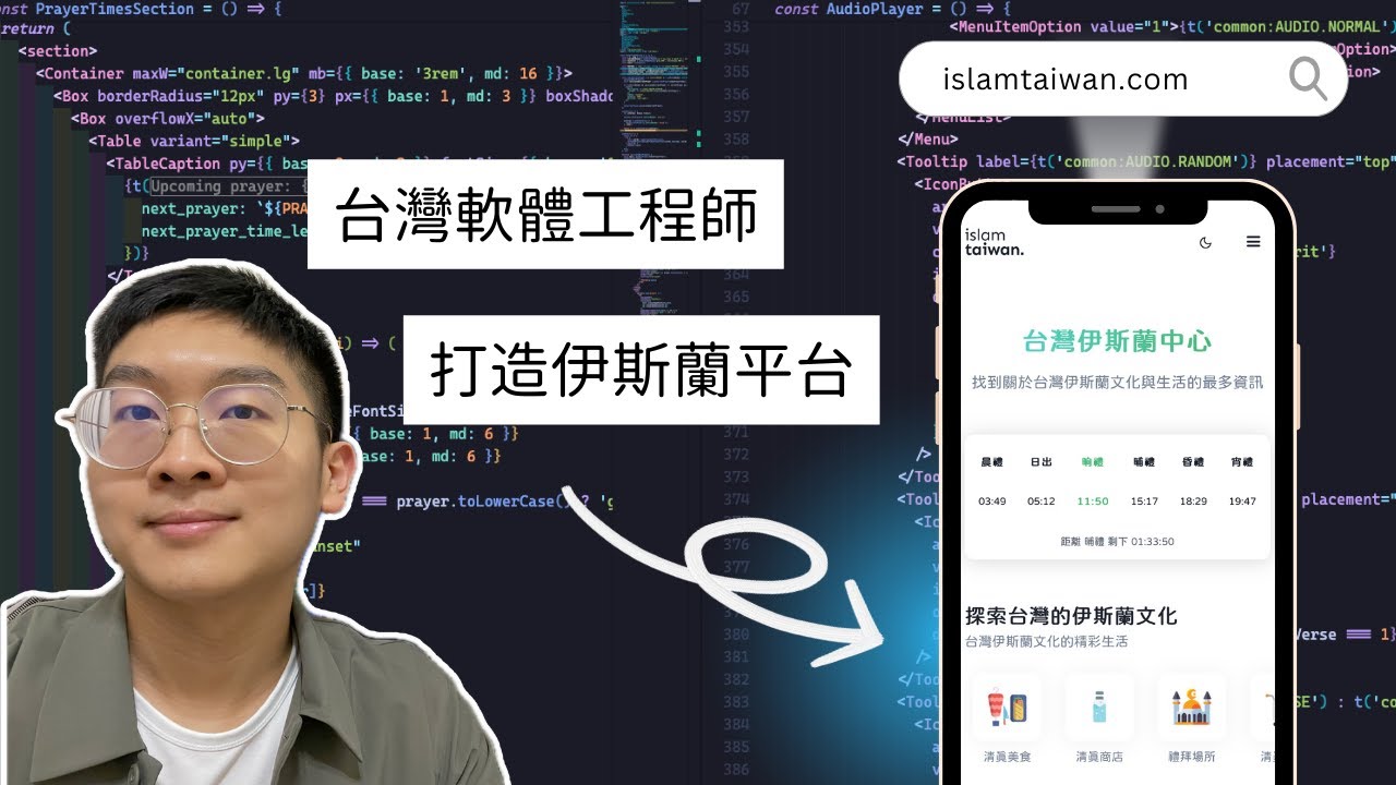 我如何一手打造台灣的頂尖伊斯蘭網站