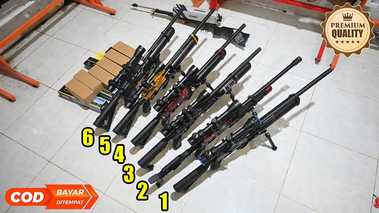 Daftar harga senapan angin pcp bocap predator & ghost warrior lengkap dengan teleskopnya