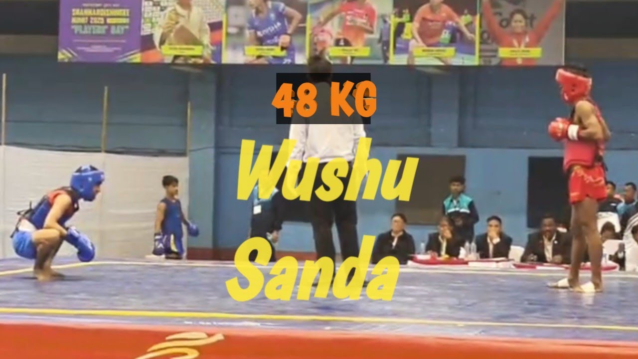 69th Wushu (SGFI) Manipur under 19 JHRK 🛑 vs CHND 🔵 48 kg Fight 