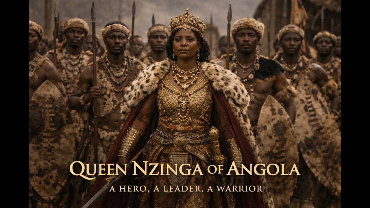 The Queen who Turned a Human Back Into a Throne  | History of Queen Nzinga of Angola #AfricanHistory