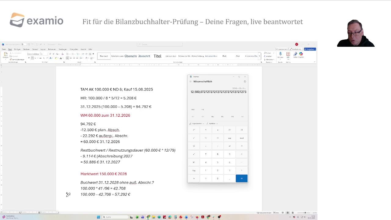 Fit für die Bilanzbuchhalter-Prüfung – Deine Fragen, live beantwortet