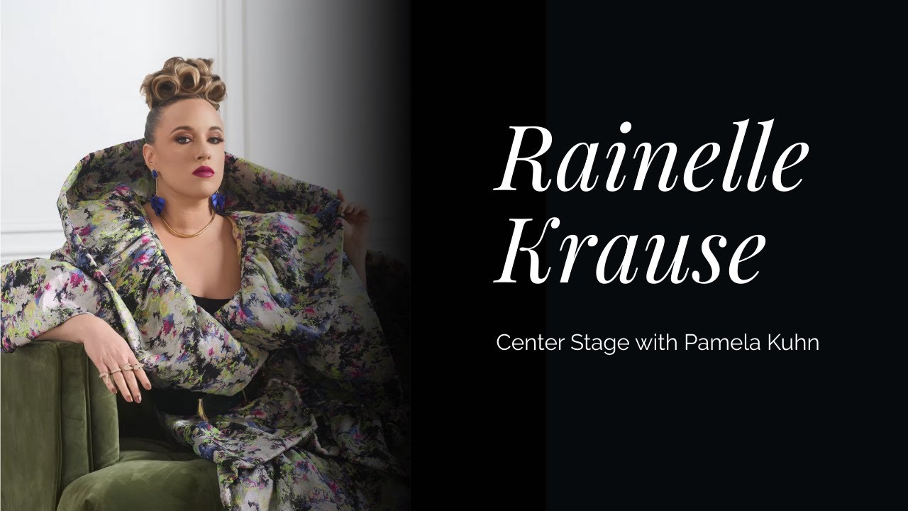 Rainelle Krause, soprano and aerialist on Center Stage with Pamela Kuhn