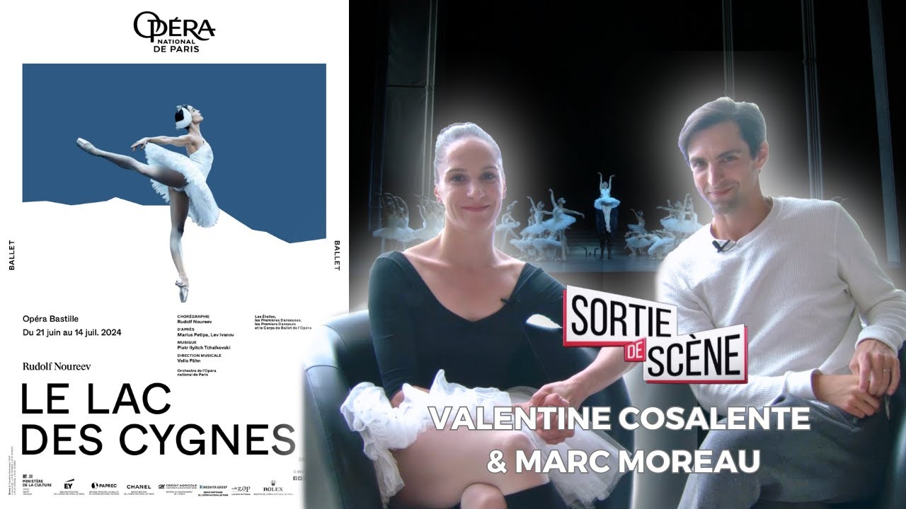Valentine Colasante et Marc Moreau dans Le Lac des cygnes à l'Opéra de Paris Bastillle