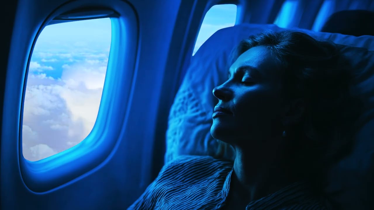 Silent Night Skies ✈️ Airplane White Noise for Sleep & Mental Calm