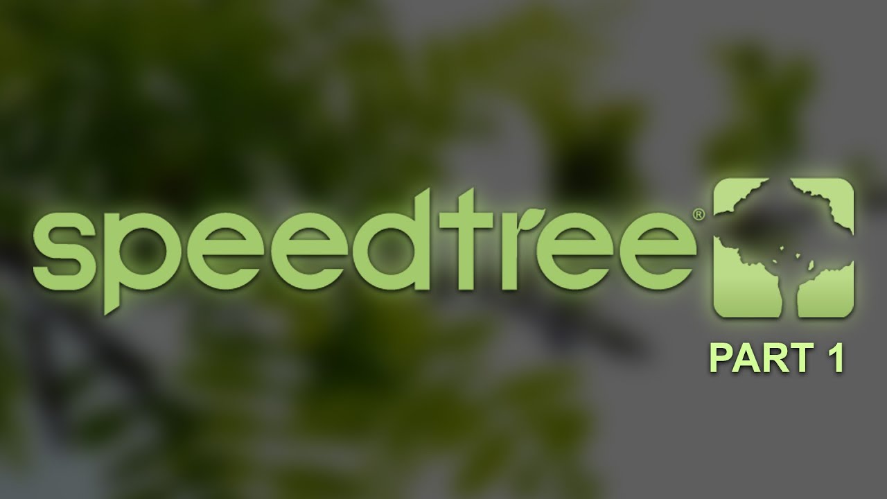 Introduction to the SpeedTree Cinema 8 (ENG sub)