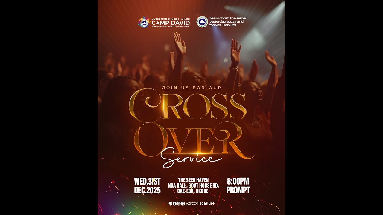 LSC CAMP DAVID  DEC 31 2025 ||  CROSS OVER SERVICE ||  RCCG