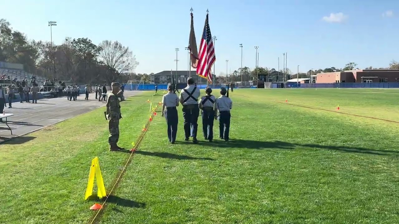 Lyman High School Drill Comp (SCHS Male/Mixed Color Guard)