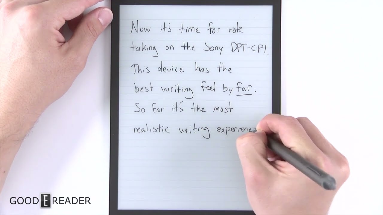 Note Taking Showcase - Sony Digital Paper DPT CP1