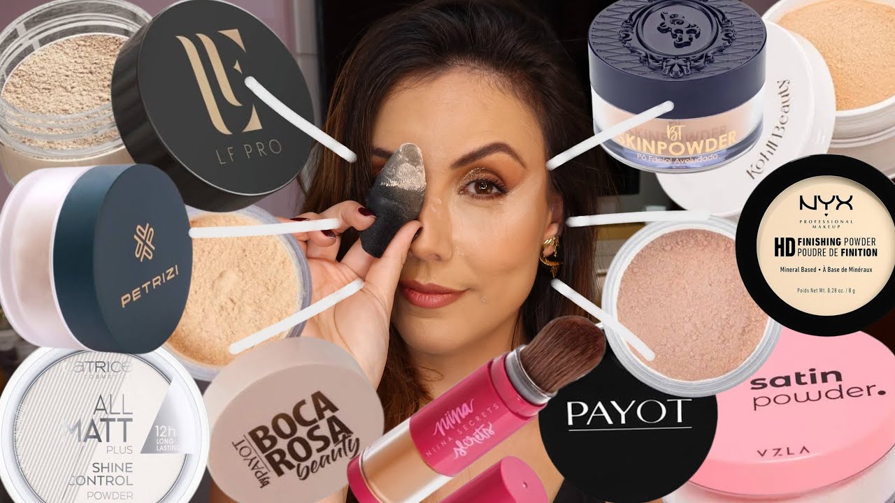 RANKING DOS MELHORES PÓS DE MAKE + POLÊMICA DO PÓ SOLTO X COMPACTO: QUAL O MELHOR?