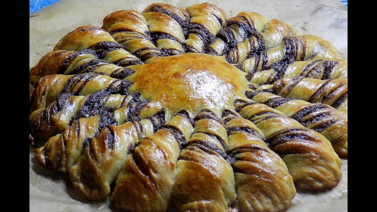 Sunflower Nutella Bread - Twist Nuttela Recipe