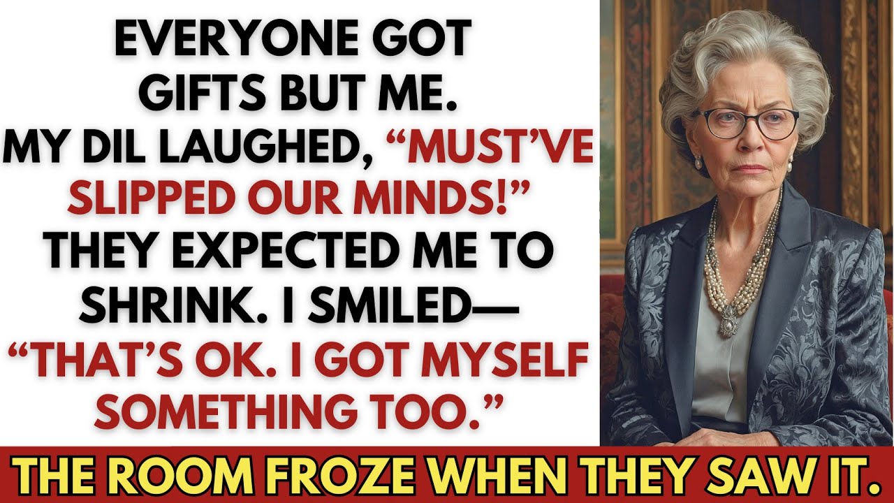 At Christmas Dinner, My Son Gifted Everyone Except Me — Then I Revealed My Empire…