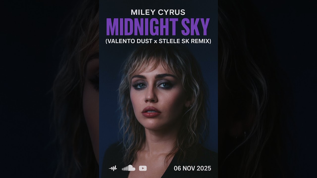 Miley Cyrus-Midnight sky  (Valento dust x Stlele Sk Afro tech Remix)