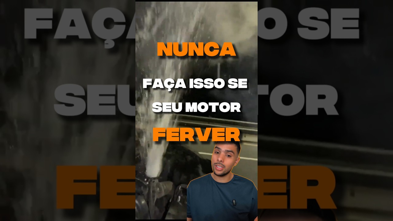 Motor ferveu e agora? Nunca fa&ccedil;a isso! #carros #engenharia #curiosidades #motor #cars #dicas #ferveu