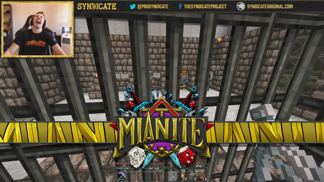 Minecraft: Mianite - DIAMOND OVERLOAD, TRIAAAALLLL! & 1v1'ing Sparkles Upside Down! [58]