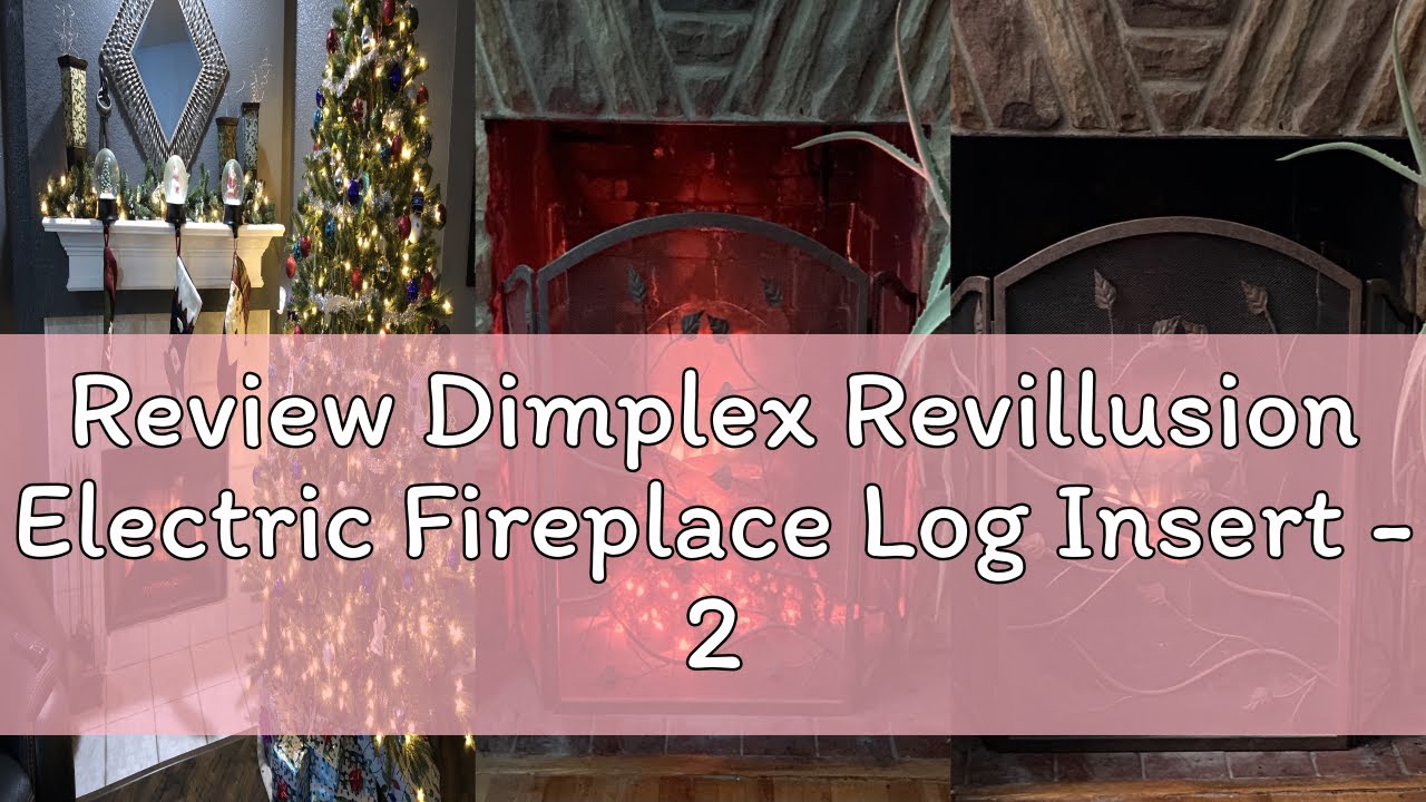 Review Dimplex Revillusion Electric Fireplace Log Insert - 25 Inch Faux Wooden Logs, Plug in Electri