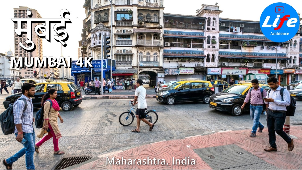 Mumbai Central to Mohammed Ali Road, South Mumbai Walking Tour 4K 🇮🇳