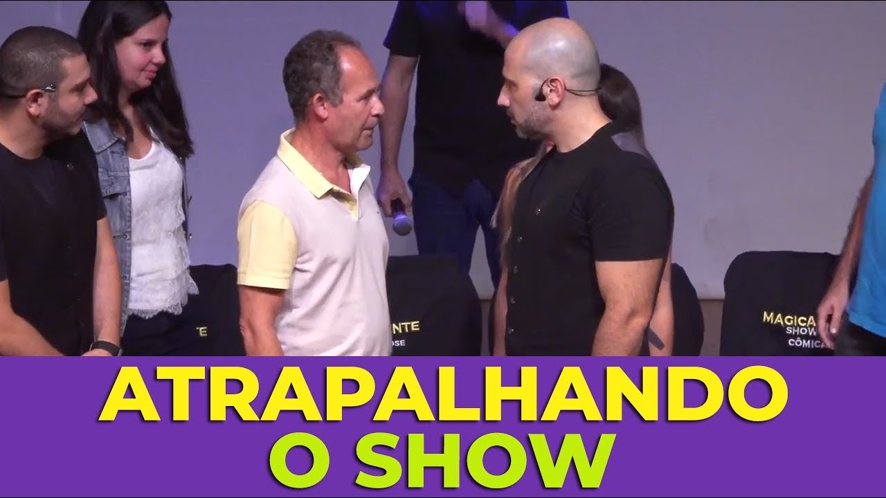 SHOW DE HIPNOSE C&Ocirc;MICA - ATRAPALHANDO O SHOW (28/04/18)