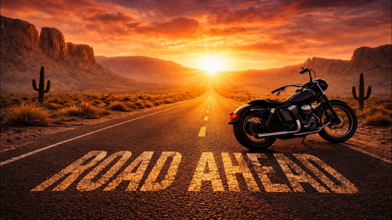 New Day – A Long Road Ahead | 1 Hour Instrumental Desert Rock | Hops Sound