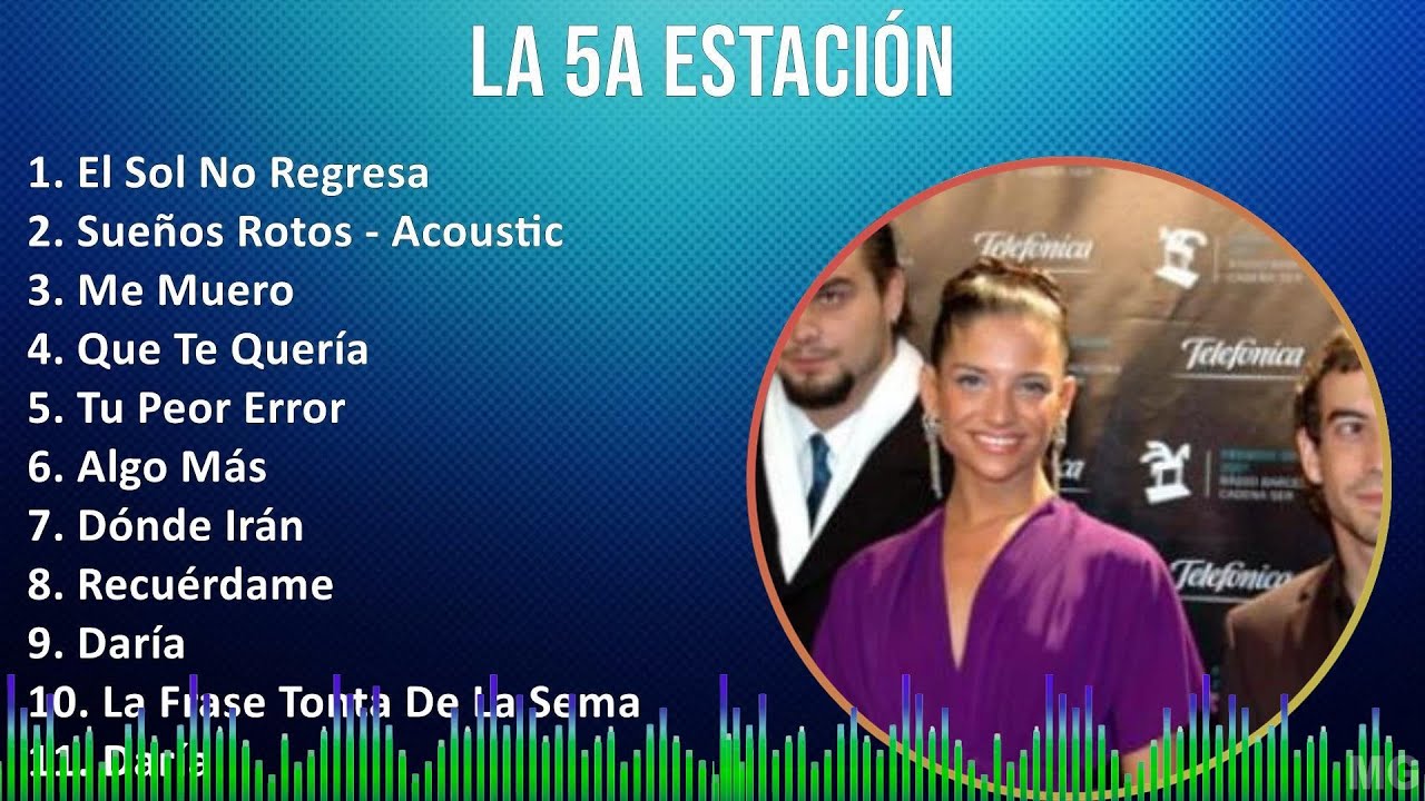 La 5a Estación 2024 MIX Grandes Exitos - El Sol No Regresa, Sueños Rotos - Acoustic, Me Muero, Q...