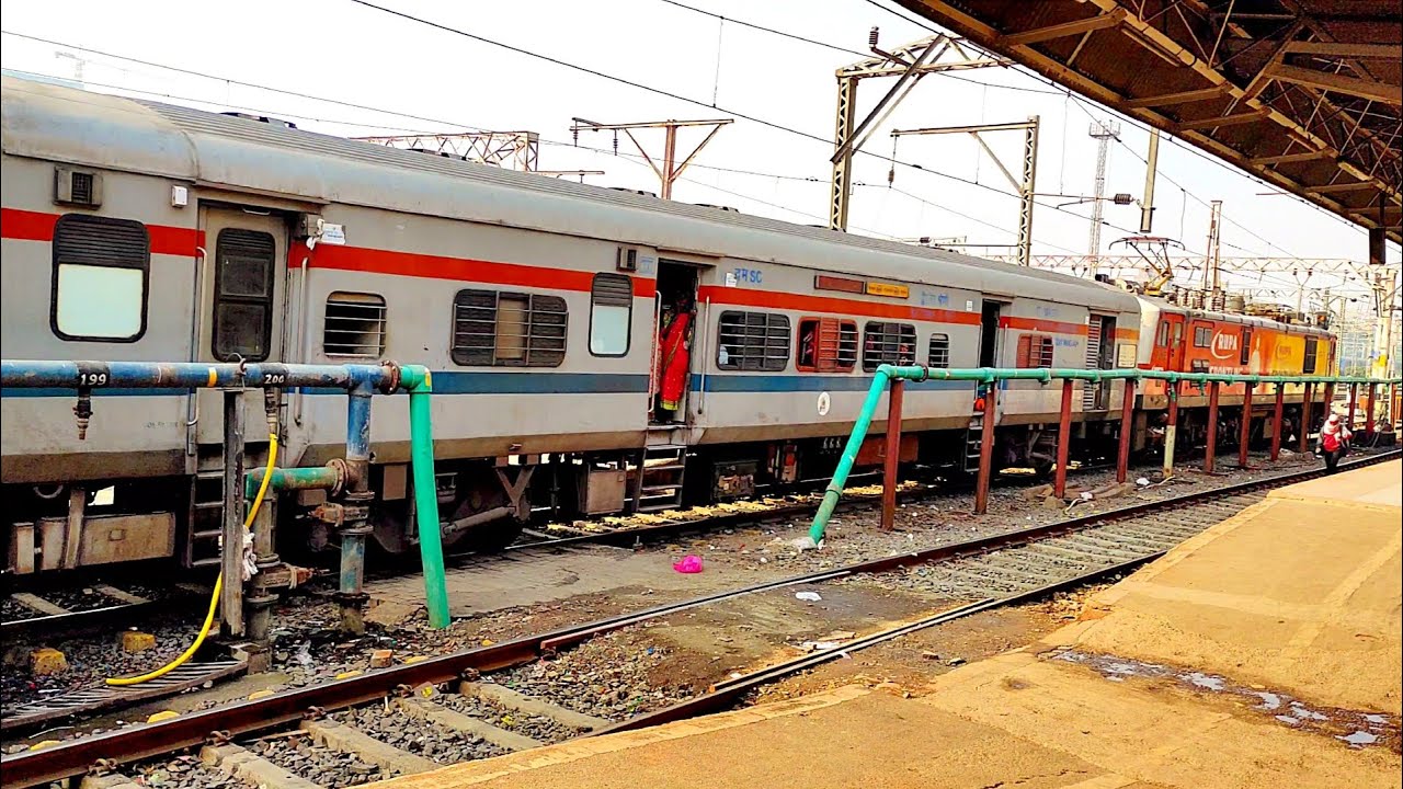 22731 Hyderabad CSMT Mumbai Express Train Departure Pune Railway Station Announcement