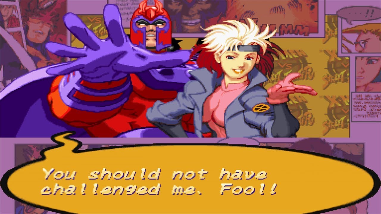 X-Men VS Street Fighter - Magneto/Rogue - Expert Difficulty Playthrough