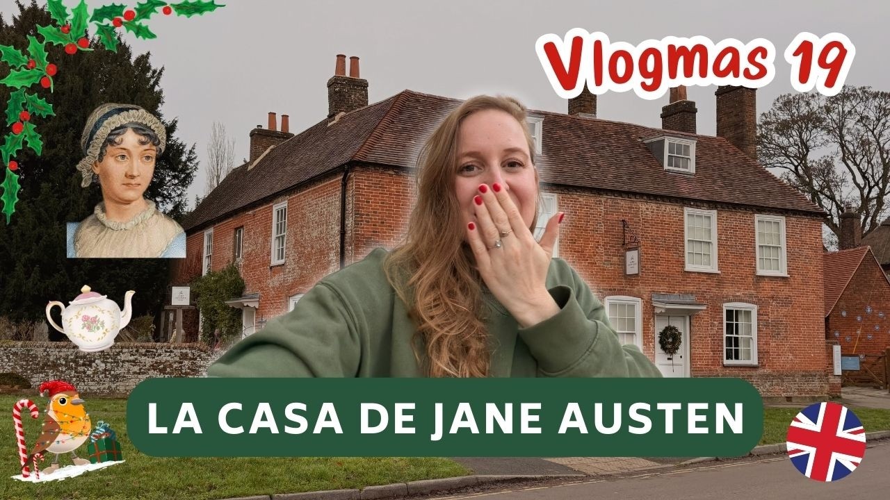 ¡Visita conmigo LA CASA DE JANE AUSTEN en Navidad! 🫖 DESCUBRIENDO INGLATERRA 🇬🇧