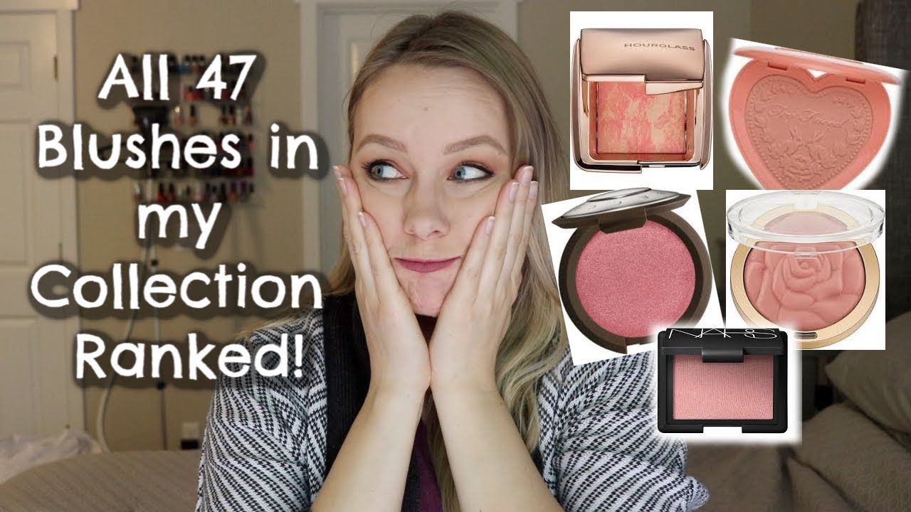 Ranking My Blush Collection | 47 Blushes Best to Worst