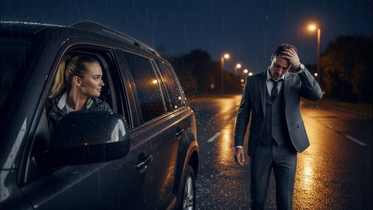 Single mom gave a man a ride in heavy rain—Not knowing he was the one she'd been searching for…