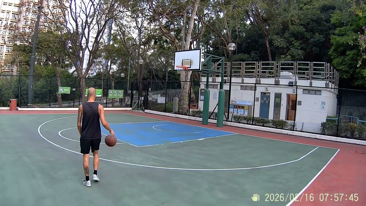 16Feb2026 🏀 three point shooting practice #musclememory #keepshooting
