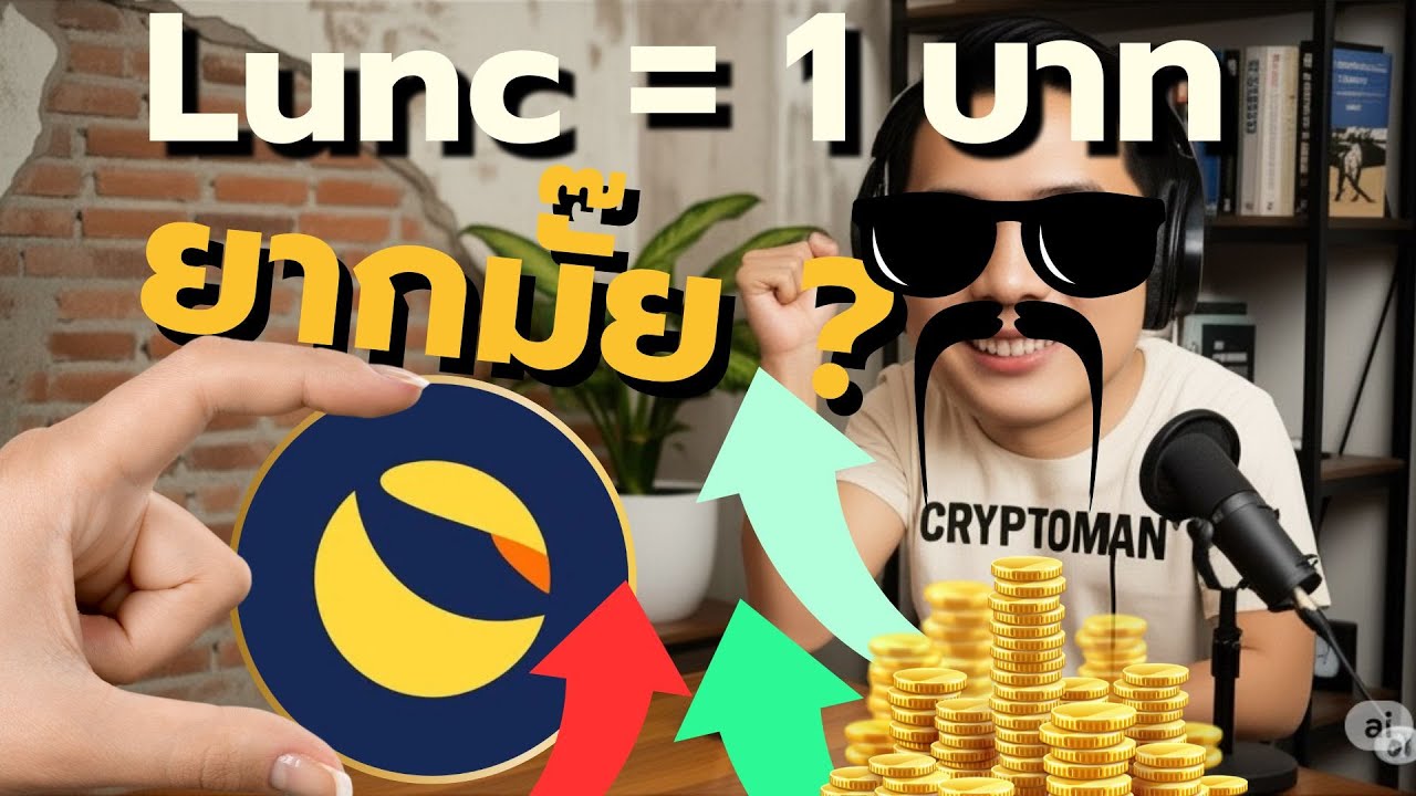 lunc ความยากของราคา 1 บาท #lunc #luna #terra #cryptoman #xrp #defi