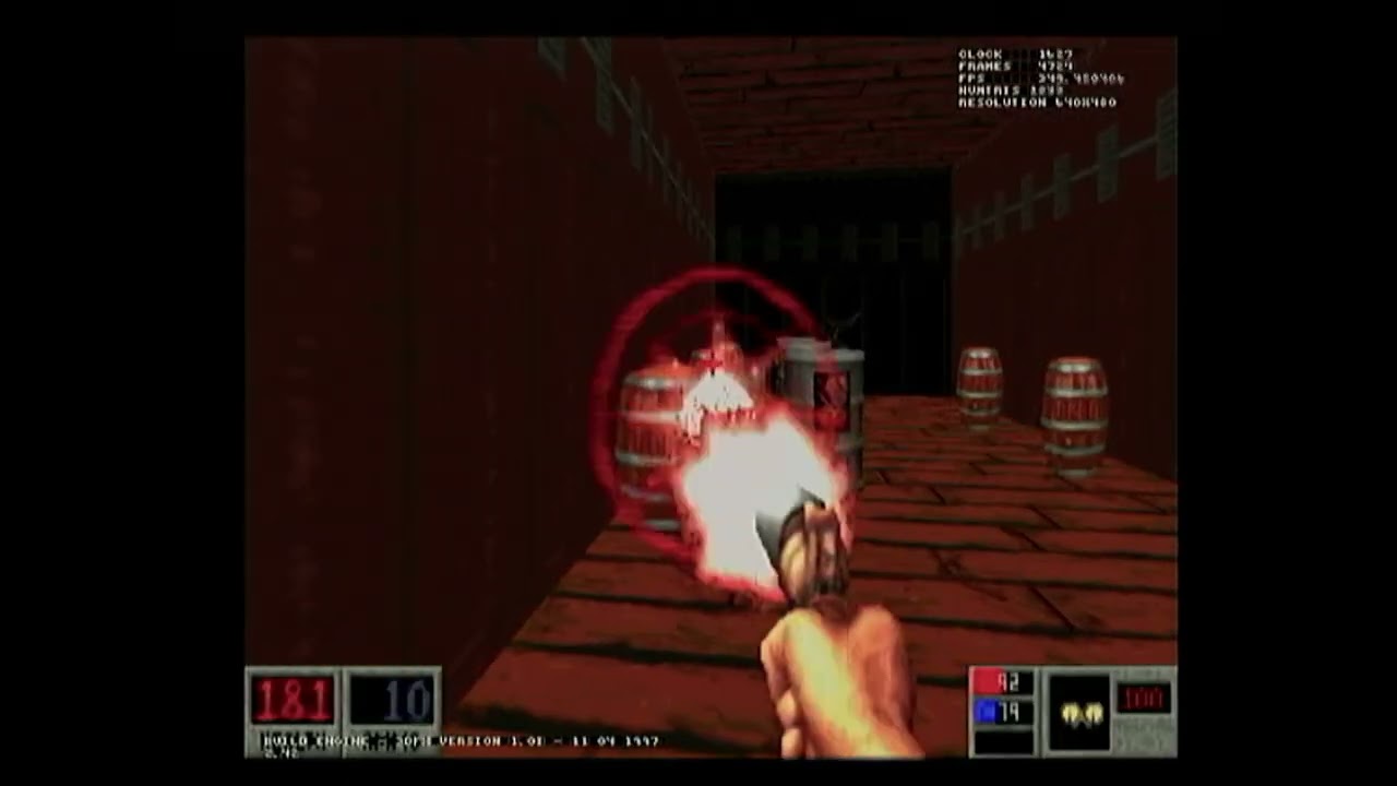 Mara'akate's Blood DOS Source Port - 3DFX on Voodoo Rush [Real Hardware]