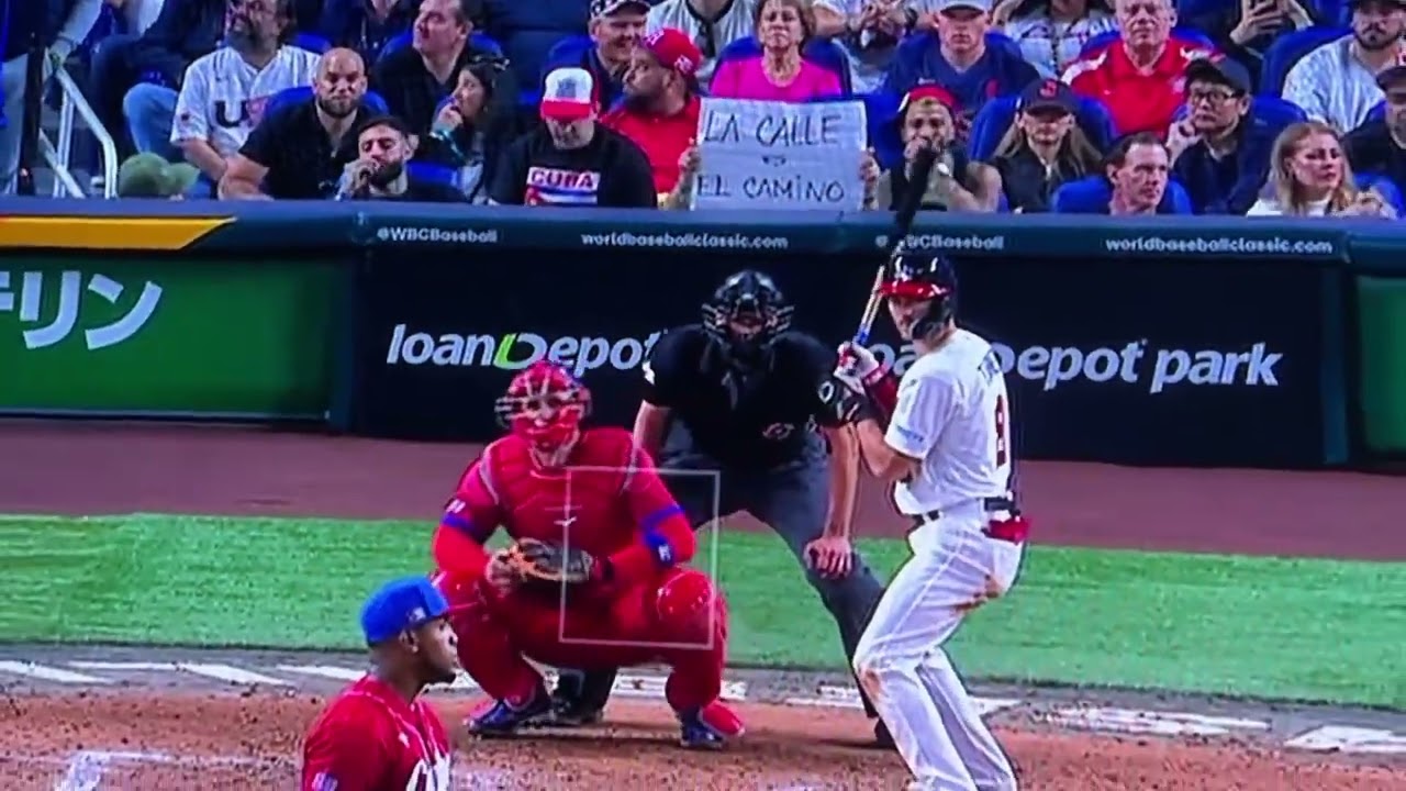 Otaola en el Cl&aacute;sico Mundial de B&eacute;isbol USA vs CUBA. LA CALLE ES EL CAMINO
