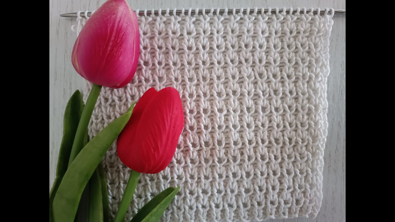 Fancy Stitch #knitting Pattern / #بافتنی_دومیل  کشبافت ساده و زیبا