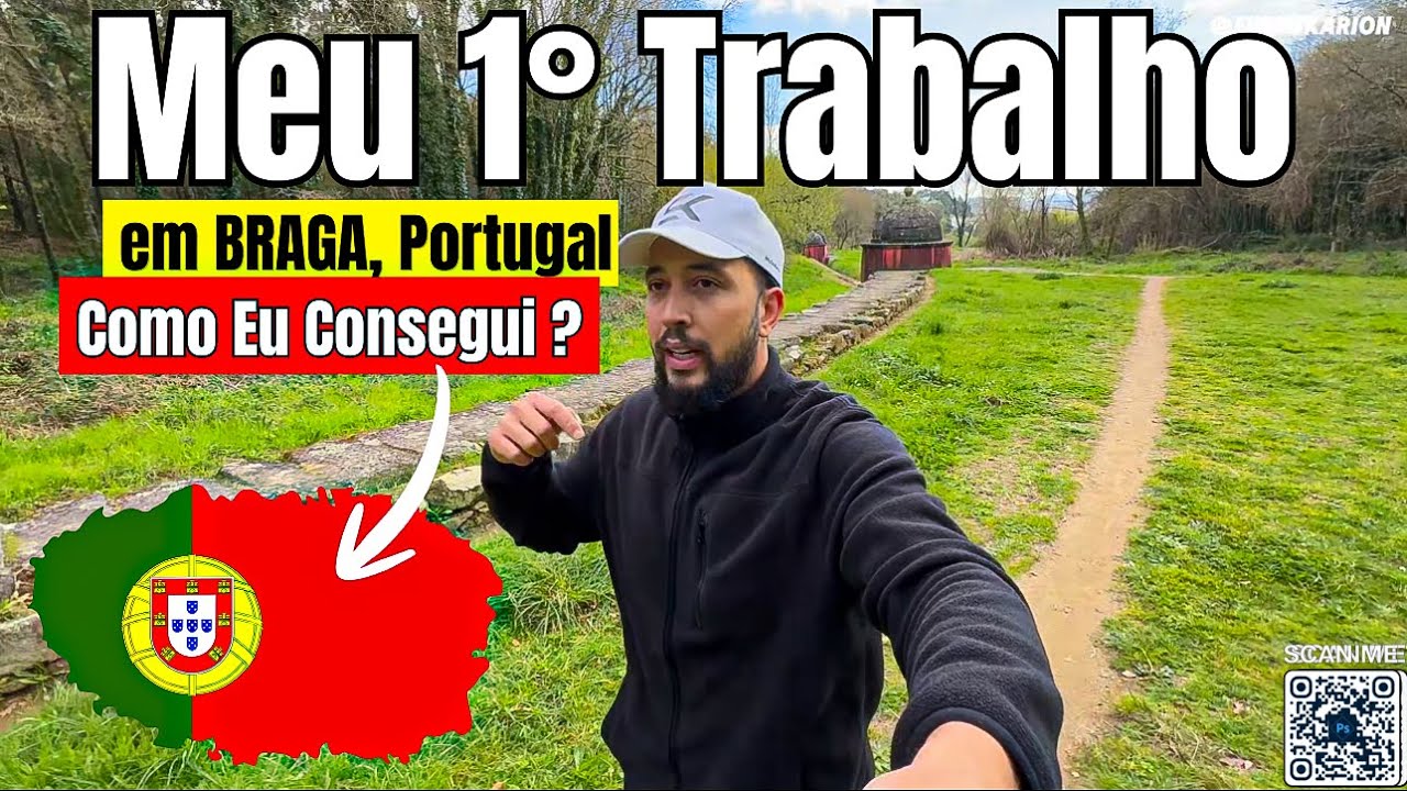 Como Eu Consegui O Primeiro Trabalho em Braga, Portugal 🇵🇹 