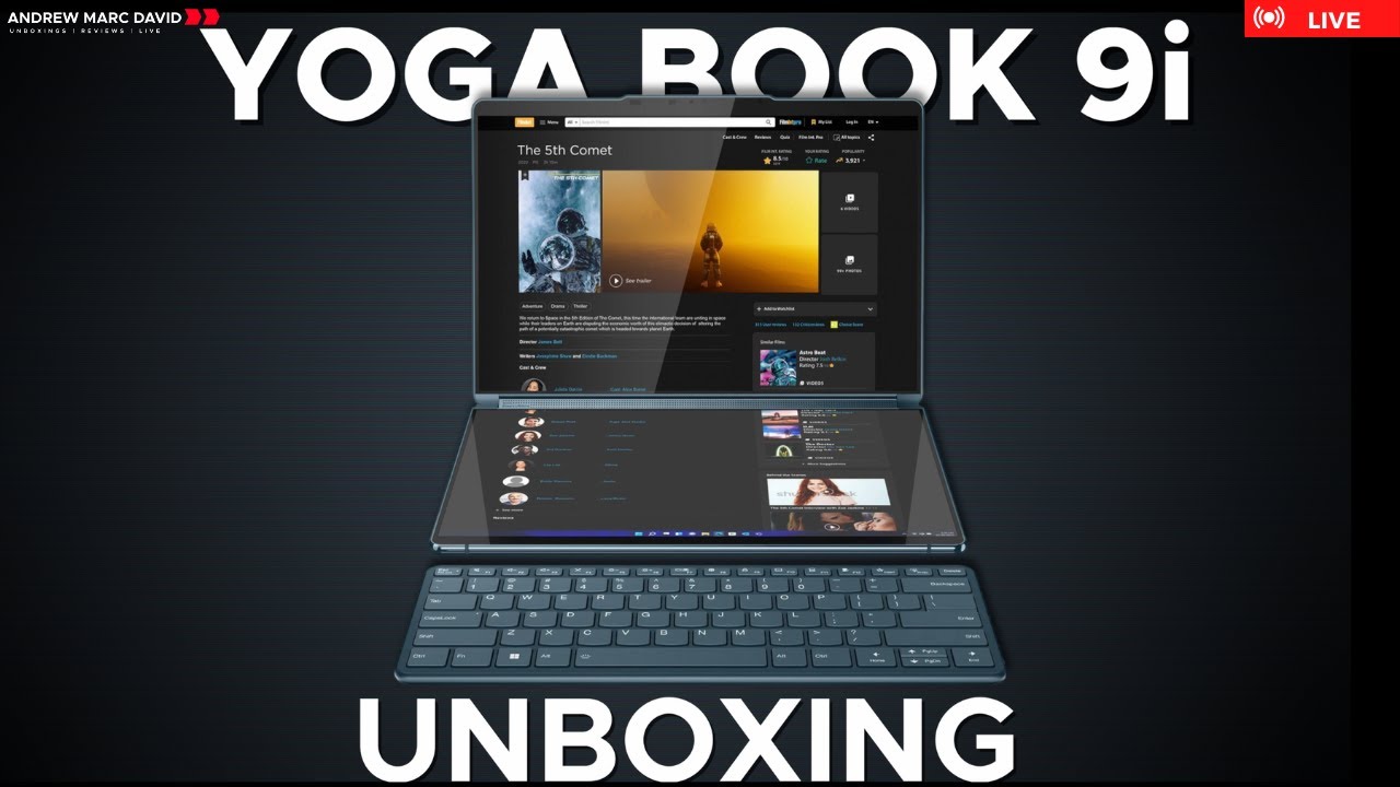 Lenovo Yoga Book 9i (2023) - Live Unboxing