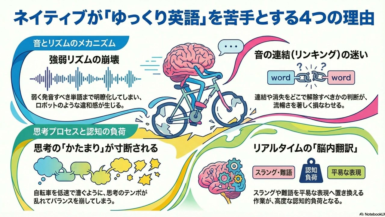ネイティブが英語をゆっくり話せない理由