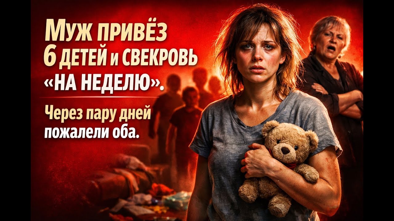 «Ты же сильная!»: Муж привез 6 детей и ушел, но слова его матери изменили всё