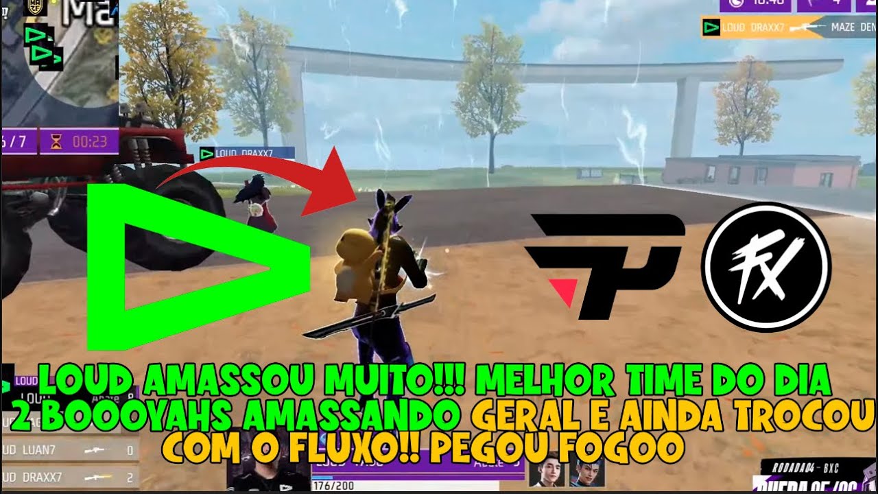 LOUD YAGO FAZ QUEDA ABSURDA COM 15 KILLS MAS DESAPARECE!! PAIN FAZ DIA ABSURDO DE SURREAAAL!!!!