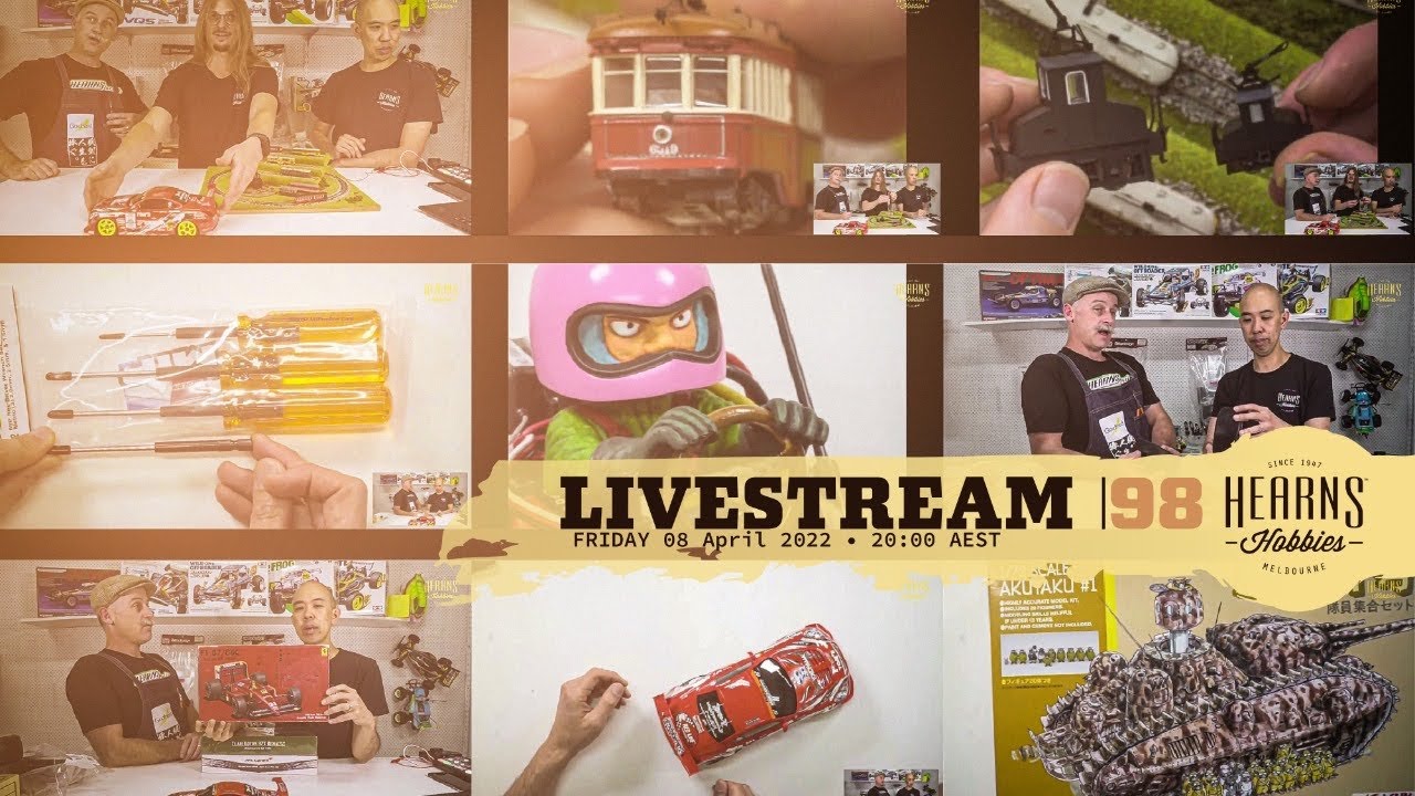 EP98 #askHearnsLive weekly hobby show.